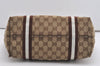 Auth GUCCI Sherry Line Shoulder Tote Bag GG Canvas Leather 137396 Brown 9478I