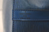Authentic Louis Vuitton Epi Petit Noe Shoulder Drawstring Bag M44105 Blue 9478J