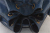 Authentic Louis Vuitton Epi Petit Noe Shoulder Drawstring Bag M44105 Blue 9478J