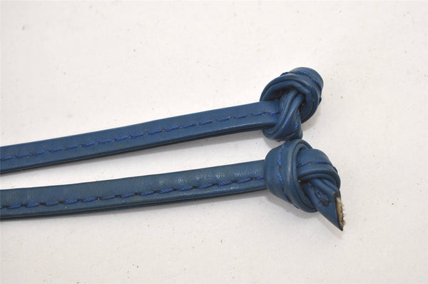 Authentic Louis Vuitton Epi Petit Noe Shoulder Drawstring Bag M44105 Blue 9478J