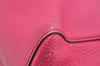 Authentic GUCCI Vintage Swing Large Shoulder Tote Bag Leather 354397 Pink 9479I