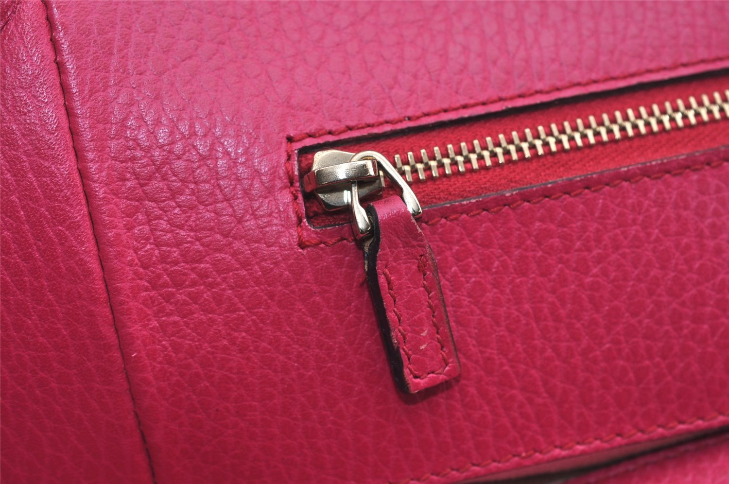 Authentic GUCCI Vintage Swing Large Shoulder Tote Bag Leather 354397 Pink 9479I