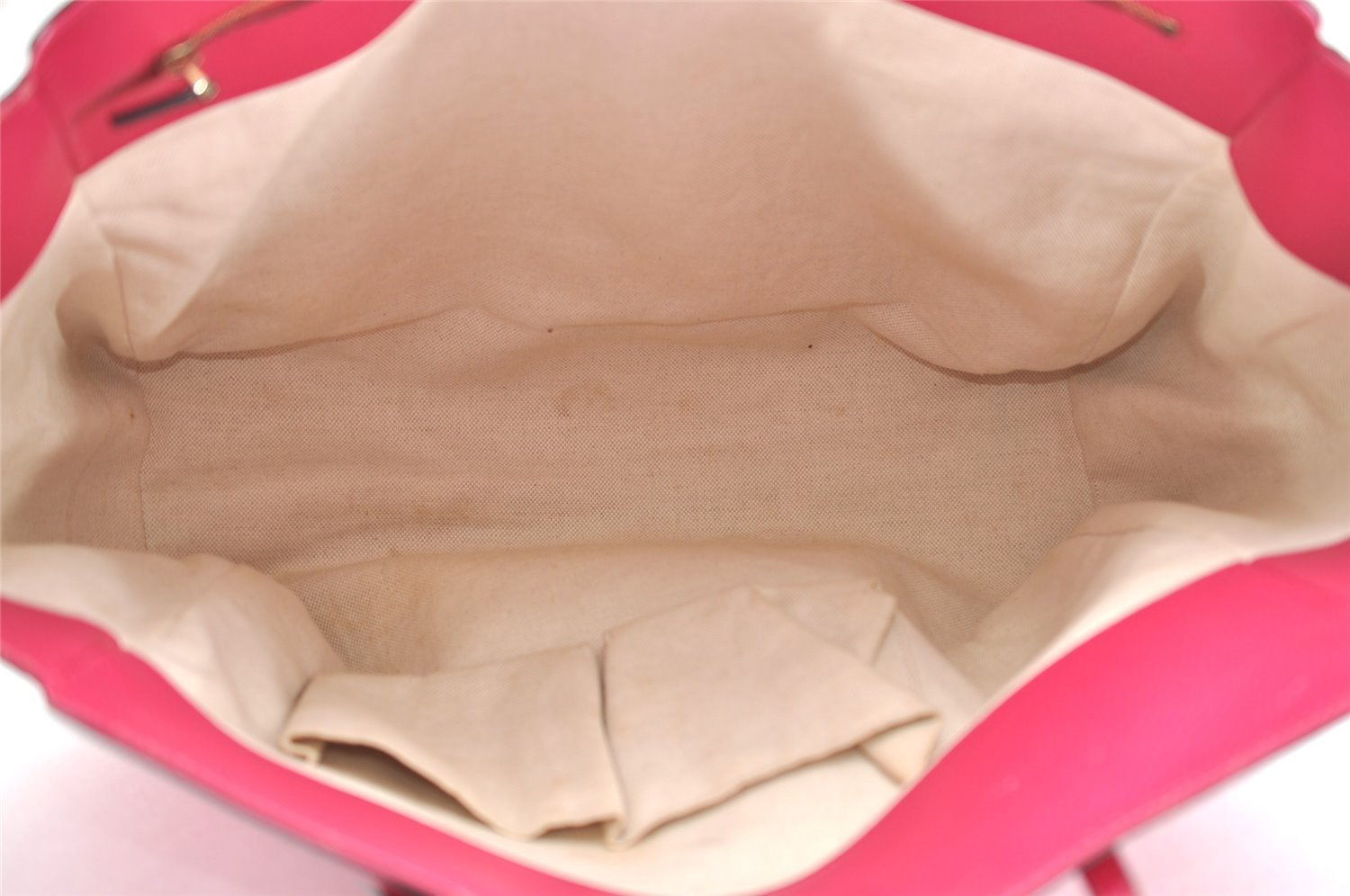 Authentic GUCCI Vintage Swing Large Shoulder Tote Bag Leather 354397 Pink 9479I