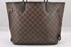 Authentic Louis Vuitton Damier Neverfull MM Shoulder Tote Bag N51105 LV 9480I