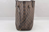 Authentic Louis Vuitton Damier Neverfull MM Shoulder Tote Bag N51105 LV 9480I