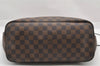 Authentic Louis Vuitton Damier Neverfull MM Shoulder Tote Bag N51105 LV 9480I