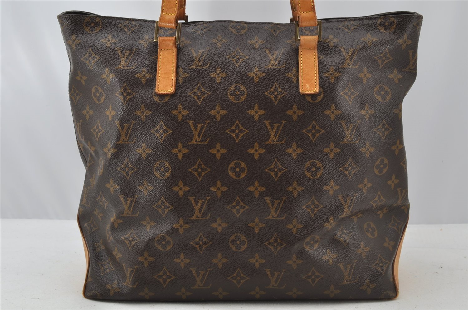 Authentic Louis Vuitton Monogram Cabas Mezzo Shoulder Tote Bag M51151 LV 9481I