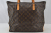 Authentic Louis Vuitton Monogram Cabas Mezzo Shoulder Tote Bag M51151 LV 9481I