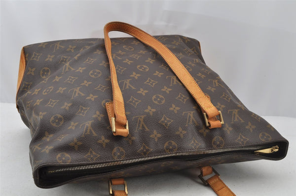 Authentic Louis Vuitton Monogram Cabas Mezzo Shoulder Tote Bag M51151 LV 9481I