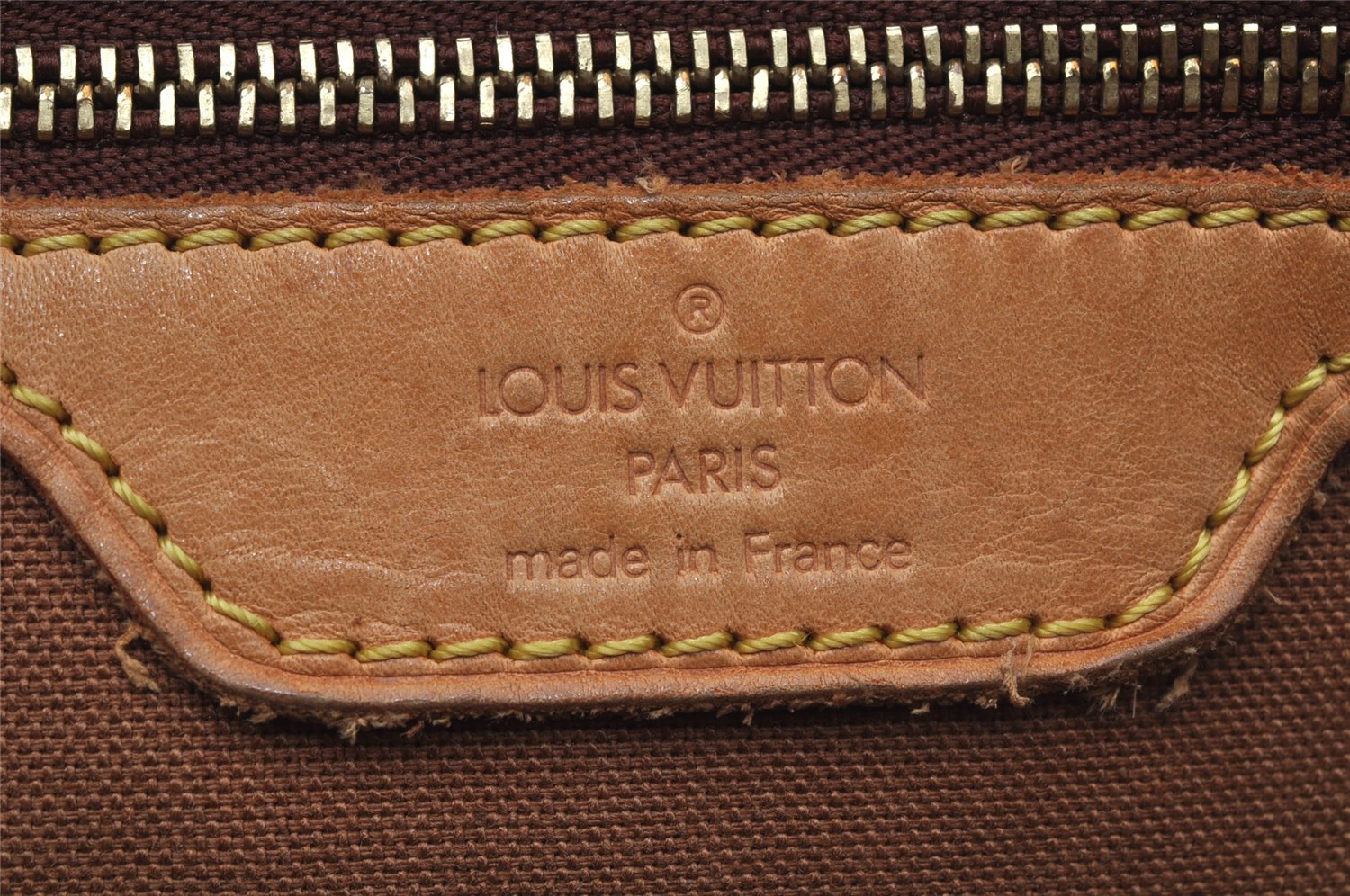 Authentic Louis Vuitton Monogram Cabas Mezzo Shoulder Tote Bag M51151 LV 9481I