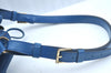 Authentic Louis Vuitton Epi Noe Shoulder Drawstring Bag Blue M44005 LV 9483I