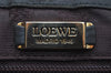 Authentic LOEWE Anagram Shoulder Cross Bag Purse Leather Khaki Green 9485I