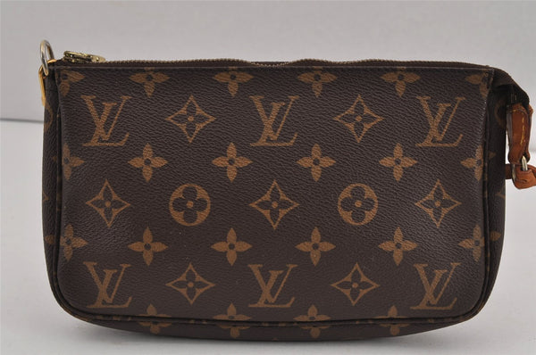 Authentic Louis Vuitton Monogram Pochette Accessoires Pouch M51980 LV 9486J