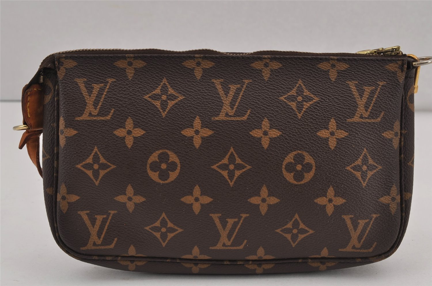 Authentic Louis Vuitton Monogram Pochette Accessoires Pouch M51980 LV 9486J