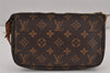 Authentic Louis Vuitton Monogram Pochette Accessoires Pouch M51980 LV 9486J