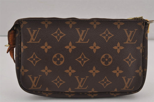 Authentic Louis Vuitton Monogram Pochette Accessoires Pouch M51980 LV 9486J
