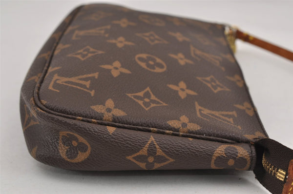 Authentic Louis Vuitton Monogram Pochette Accessoires Pouch M51980 LV 9486J