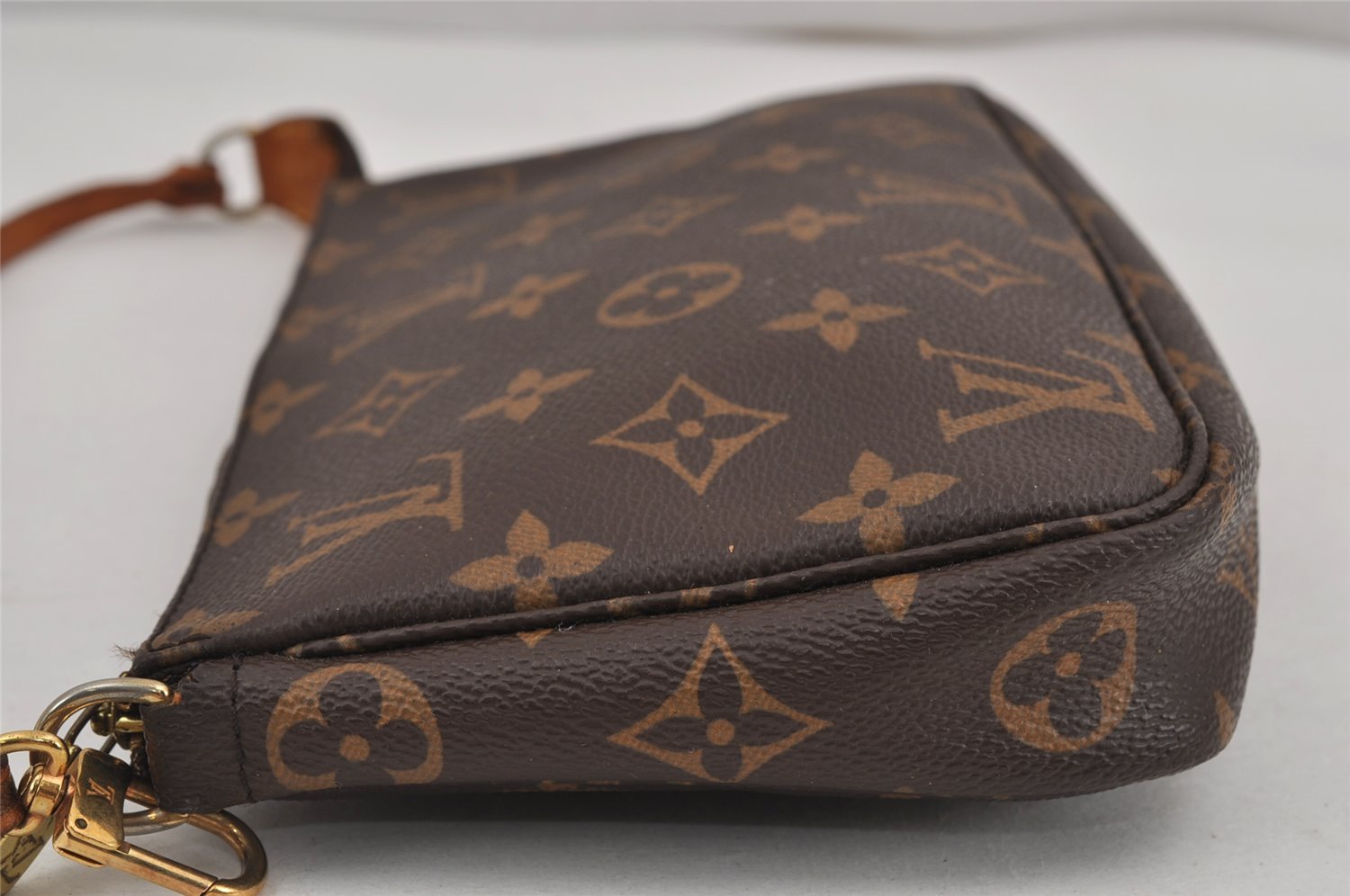 Authentic Louis Vuitton Monogram Pochette Accessoires Pouch M51980 LV 9486J