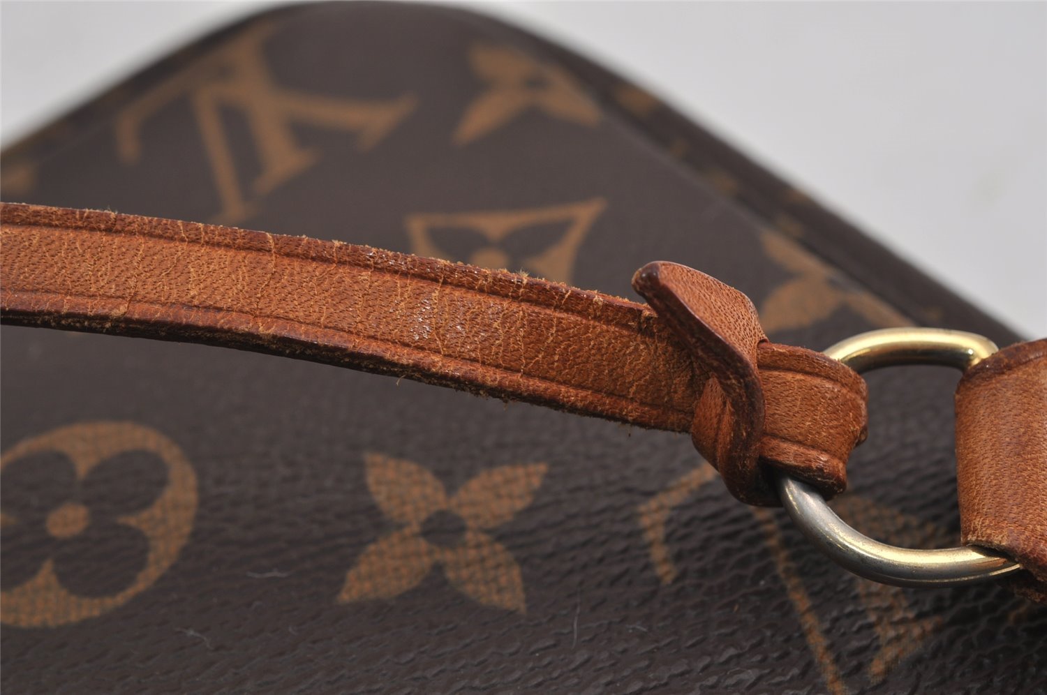 Authentic Louis Vuitton Monogram Pochette Accessoires Pouch M51980 LV 9486J