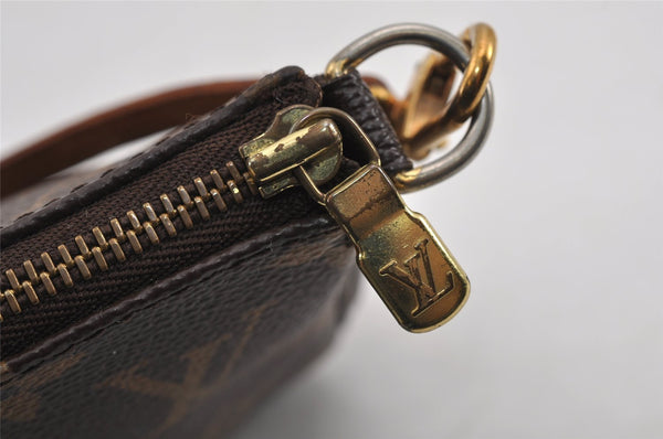 Authentic Louis Vuitton Monogram Pochette Accessoires Pouch M51980 LV 9486J