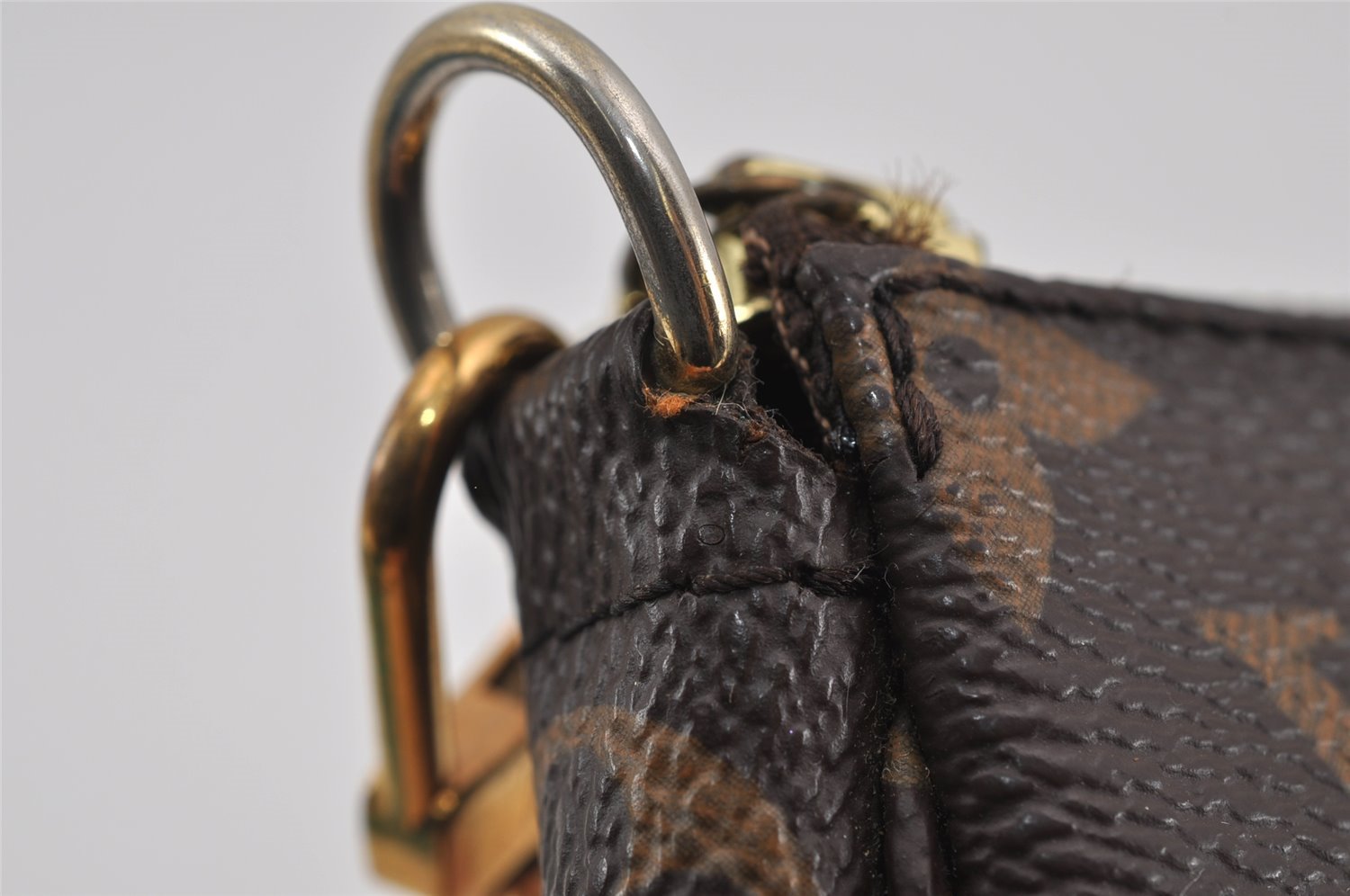 Authentic Louis Vuitton Monogram Pochette Accessoires Pouch M51980 LV 9486J