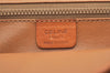 Authentic CELINE Macadam Blason Shoulder Cross Body Bag PVC Leather Brown 9495J