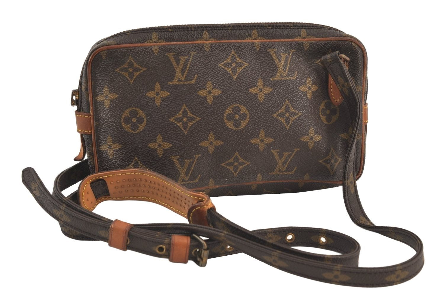 Auth Louis Vuitton Monogram Marly Bandouliere Shoulder Bag M51828 Junk 9496J