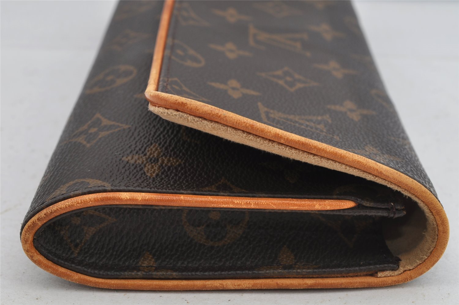 Authentic Louis Vuitton Monogram Pochette Twin GM Shoulder Bag M51852 LV 9501J