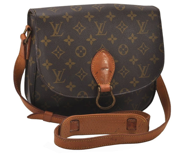Authentic Louis Vuitton Monogram Saint Cloud GM M51242 Shoulder Cross Bag 9502I
