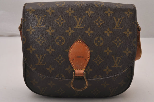 Authentic Louis Vuitton Monogram Saint Cloud GM M51242 Shoulder Cross Bag 9502I