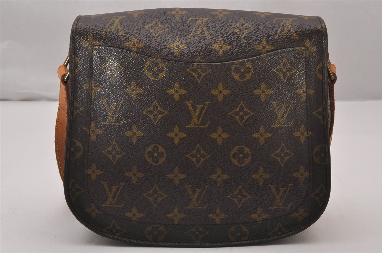 Authentic Louis Vuitton Monogram Saint Cloud GM M51242 Shoulder Cross Bag 9502I