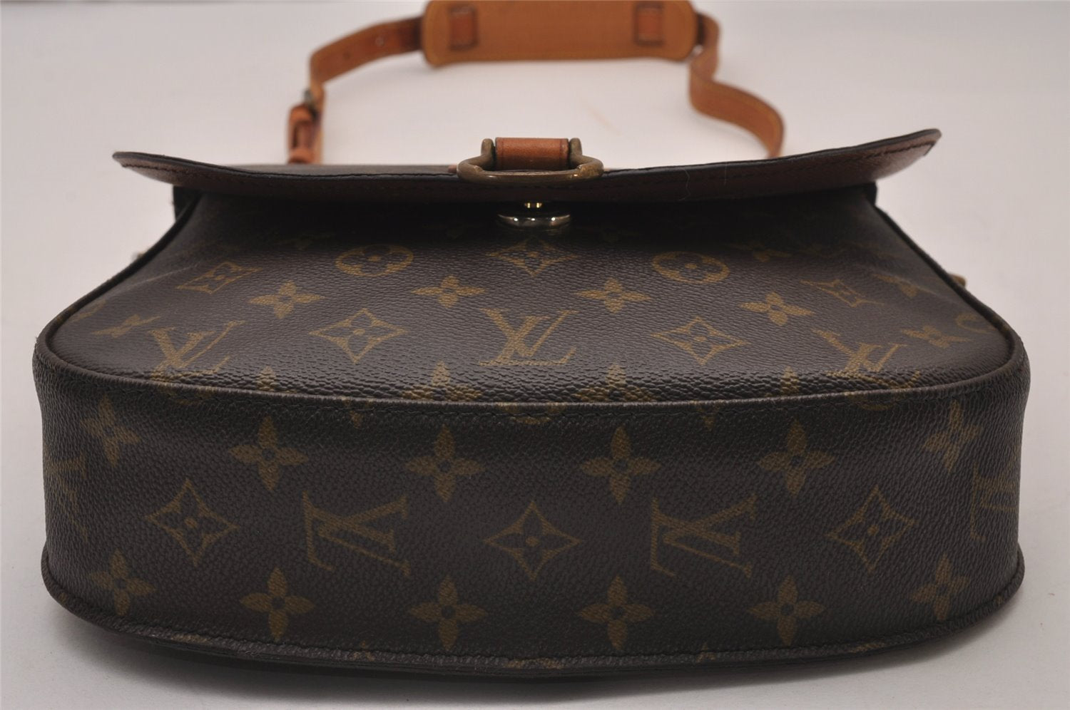 Authentic Louis Vuitton Monogram Saint Cloud GM M51242 Shoulder Cross Bag 9502I