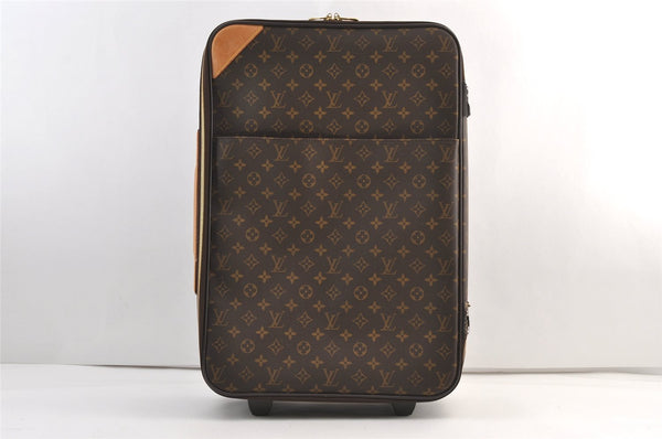 Authentic Louis Vuitton Monogram Pegase 55 Travel Suitcase M23294 LV 9503J