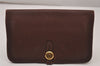 Authentic HERMES Dogon GM Leather Long Wallet Purse Brown Box 9505I