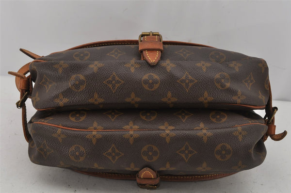 Authentic Louis Vuitton Monogram Saumur 30 Shoulder Cross Bag M42256 LV 9505J