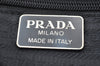 Authentic PRADA Nylon Tessuto Leather Shoulder Hand Bag Purse Black 9506H