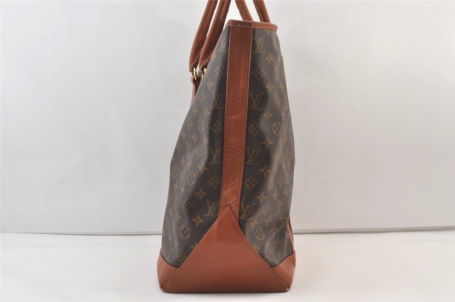 Auth Louis Vuitton Monogram Sac Weekend GM Vintage Tote Hand Bag M42420 LV 9506J