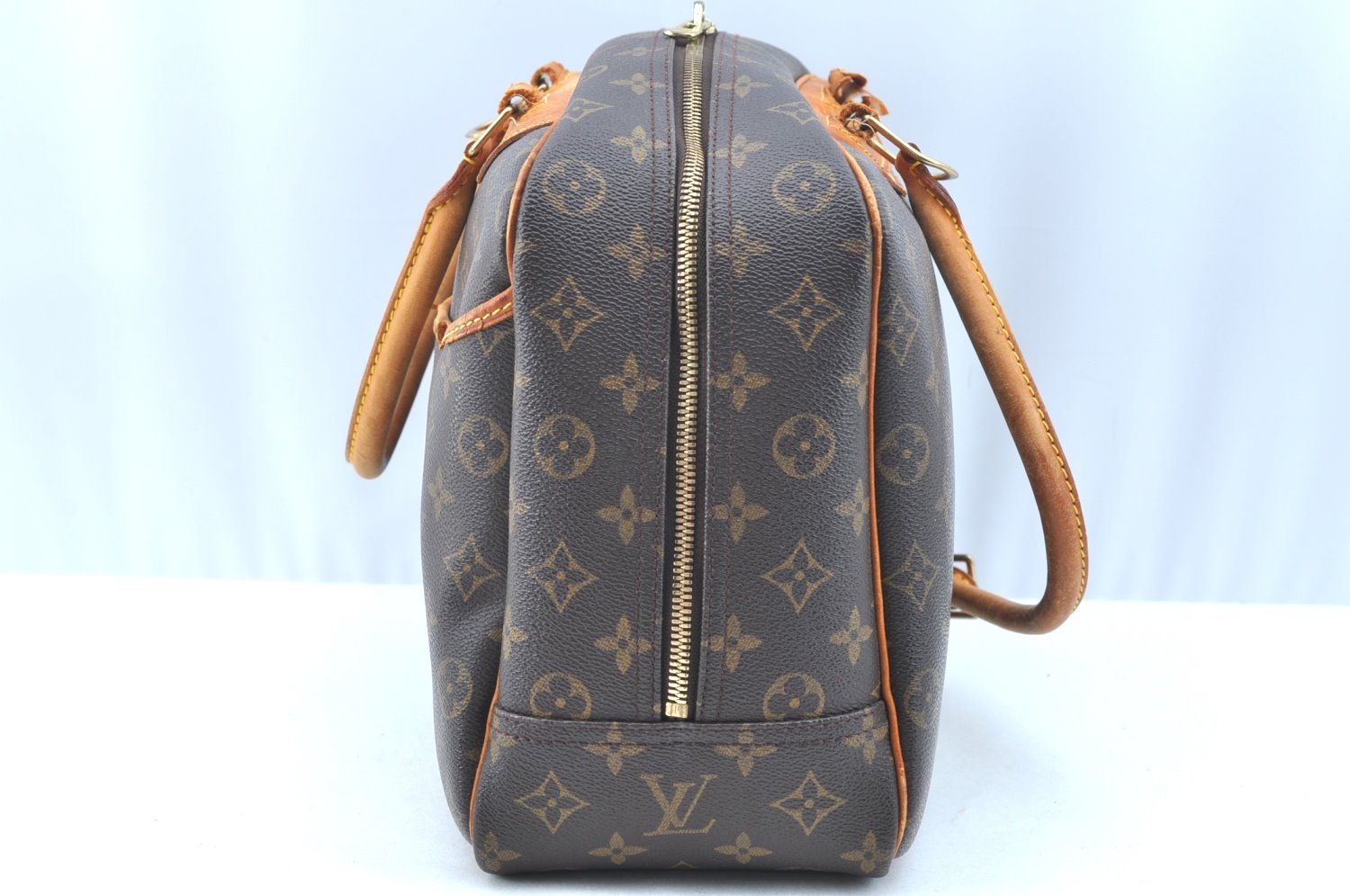 Authentic Louis Vuitton Monogram Deauville Hand Bag M47270 LV Junk 9509G