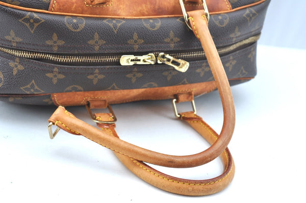Authentic Louis Vuitton Monogram Deauville Hand Bag M47270 LV Junk 9509G