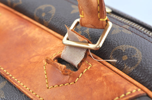 Authentic Louis Vuitton Monogram Deauville Hand Bag M47270 LV Junk 9509G