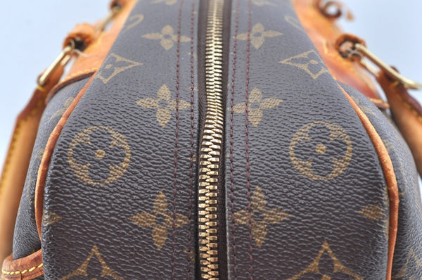 Authentic Louis Vuitton Monogram Deauville Hand Bag M47270 LV Junk 9509G