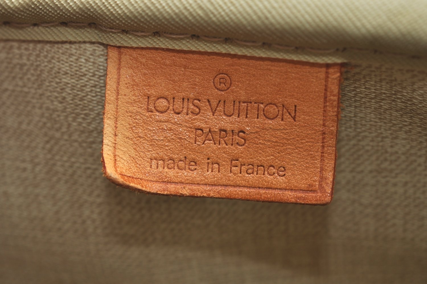 Authentic Louis Vuitton Monogram Deauville Hand Bag M47270 LV Junk 9509G