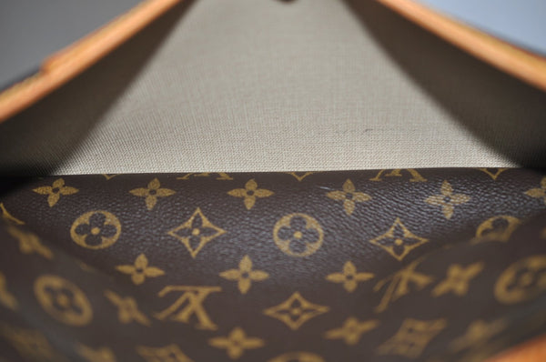Authentic Louis Vuitton Monogram Deauville Hand Bag M47270 LV Junk 9509G