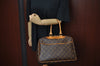 Authentic Louis Vuitton Monogram Deauville Hand Bag M47270 LV Junk 9509G