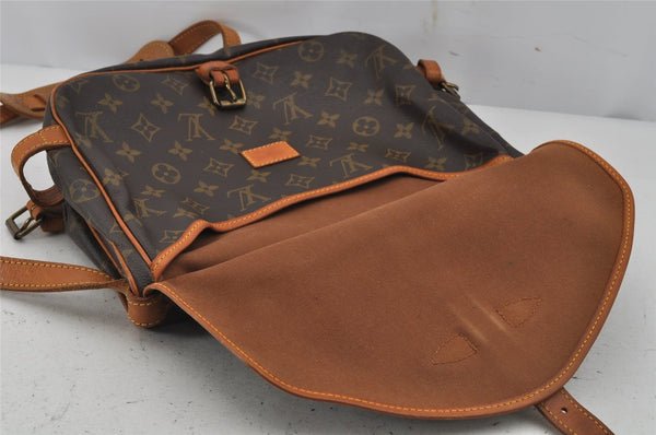 Authentic Louis Vuitton Monogram Saumur 30 Shoulder Cross Bag M42256 LV 9509J