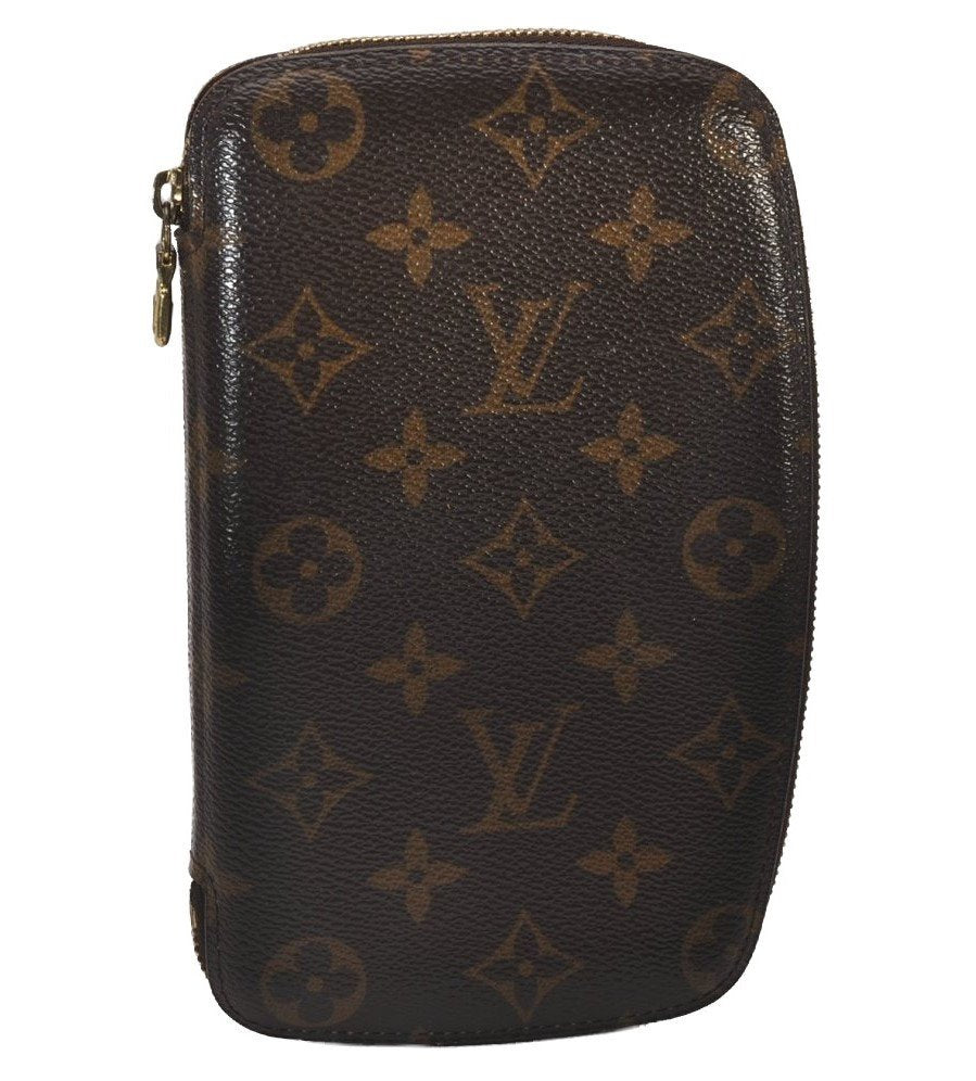 Authentic Louis Vuitton Monogram Agenda Geode Travel Case M62950 LV 9510I