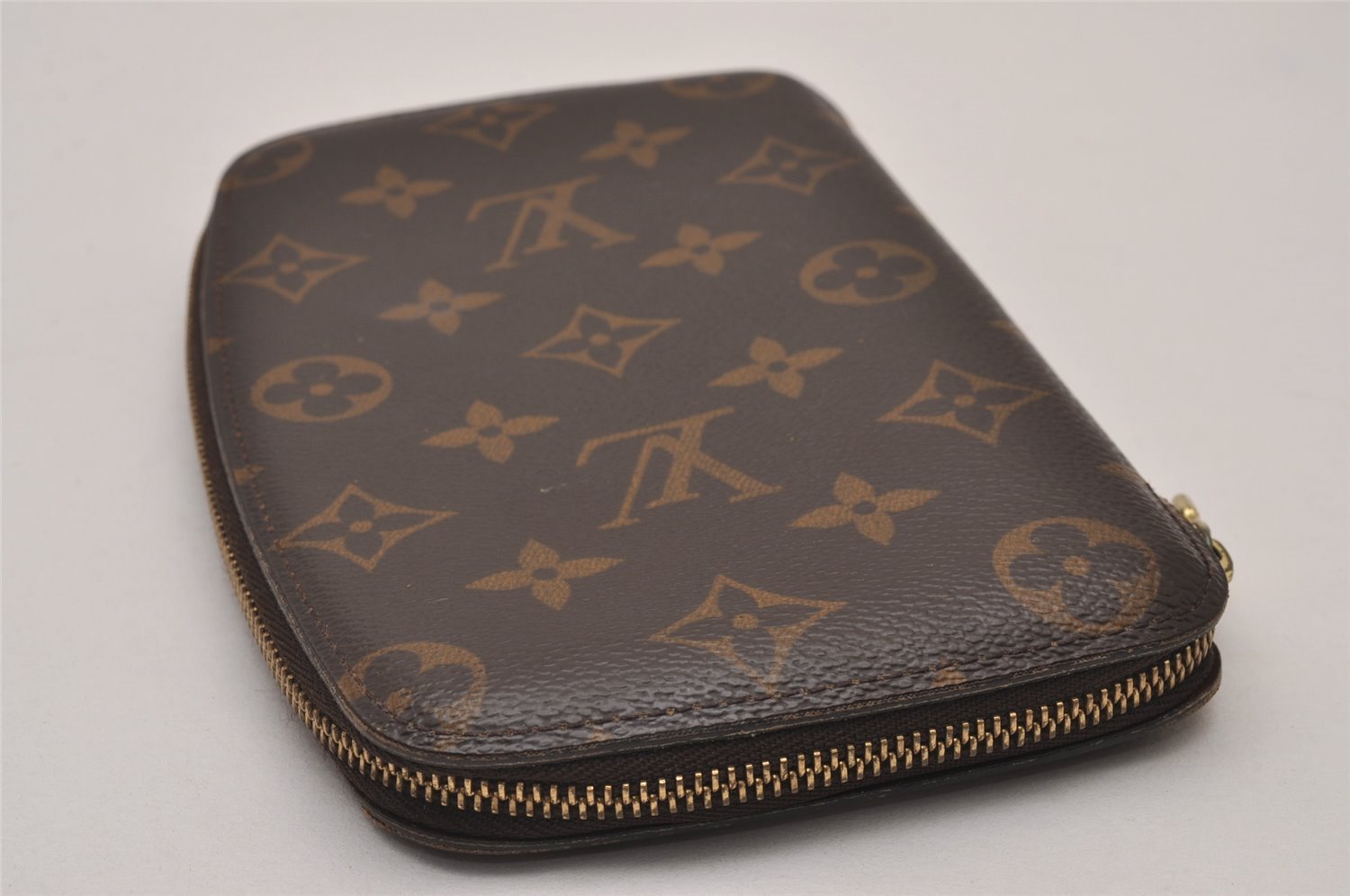 Authentic Louis Vuitton Monogram Agenda Geode Travel Case M62950 LV 9510I