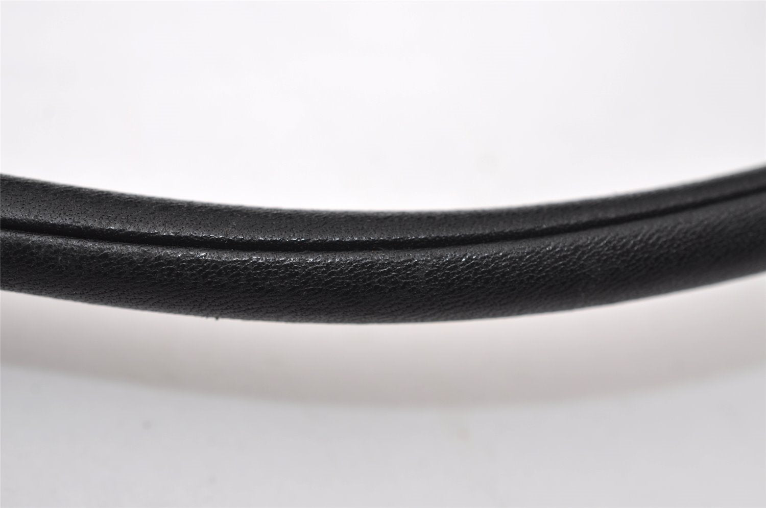 Authentic GUCCI Shoulder Bag Purse GG Canvas Leather 0013814 Black 9511I