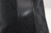 Authentic GUCCI Shoulder Bag Purse GG Canvas Leather 0013814 Black 9511I