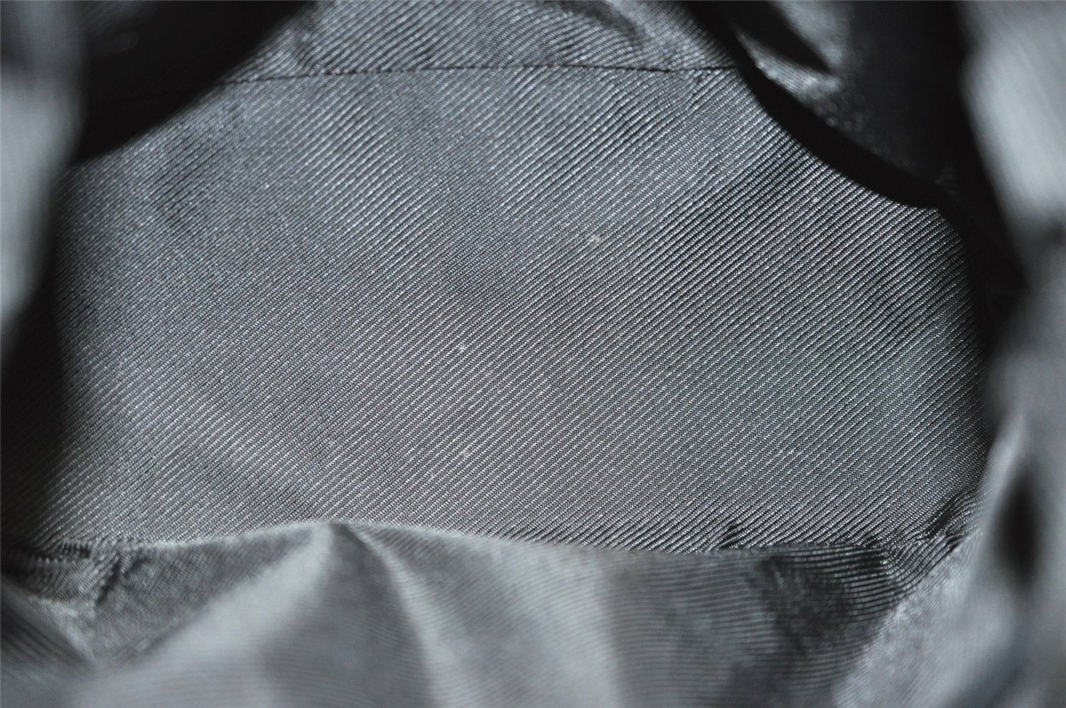 Authentic GUCCI Shoulder Bag Purse GG Canvas Leather 0013814 Black 9511I